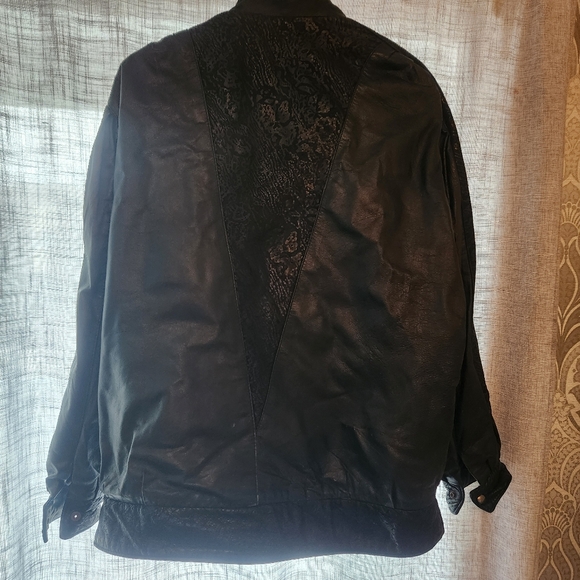 Vintage leather coat - Picture 5 of 6